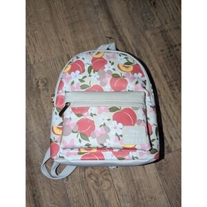 Disney‎ Minnie Mouse Peach & Flower Mini Backpack Bag Bioworld